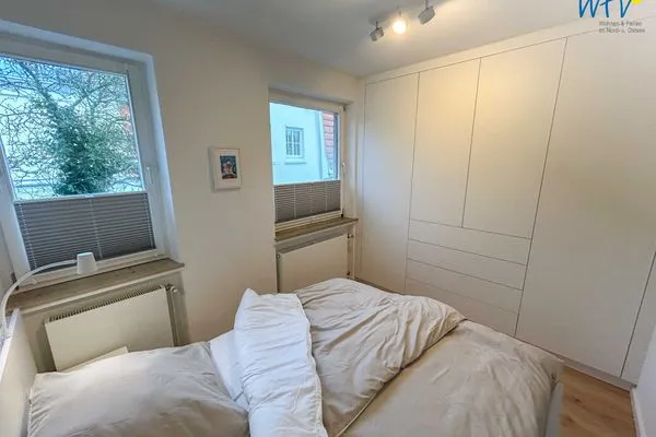 Schlafzimmer Haus Anton-Günther-Straße 16 Ferienwohnung Strandglück