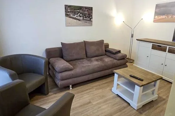 Wohnzimmer Ferienhaus Strandstraße 17 Ferienwohnung 2