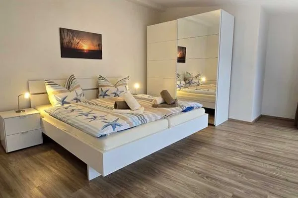 Schlafzimmer Ferienhaus Strandstraße 17 Ferienwohnung 2