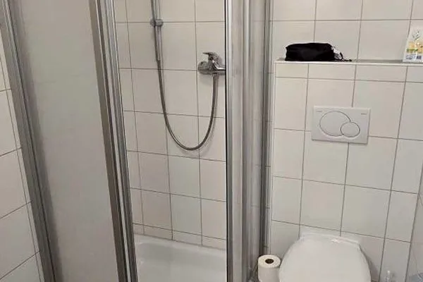 Badezimmer Ferienhaus Strandstraße 17 Ferienwohnung 2