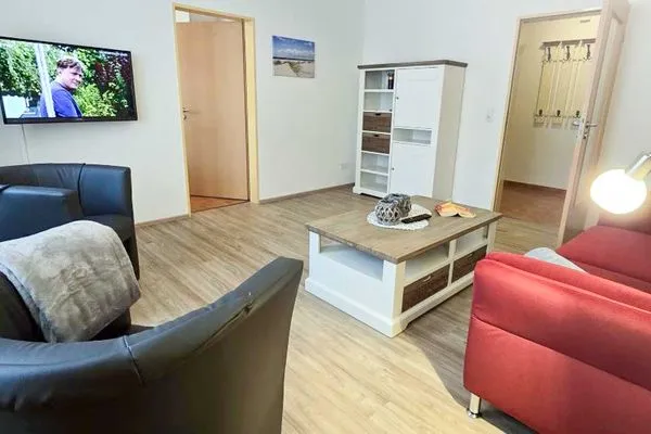 Wohnzimmer Ferienhaus Strandstraße 17 Ferienwohnung 3