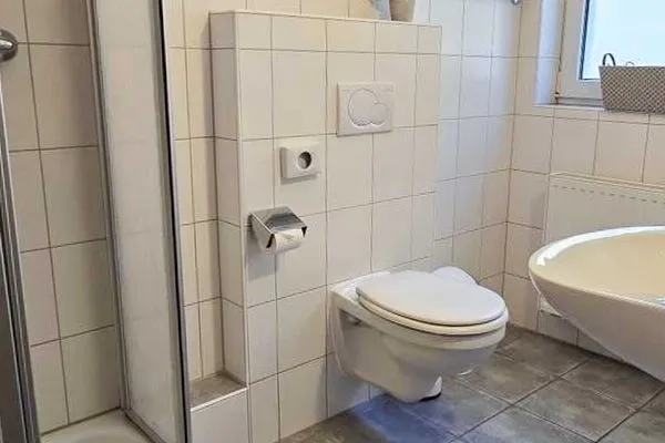 Badezimmer Ferienhaus Strandstraße 17 Ferienwohnung 3