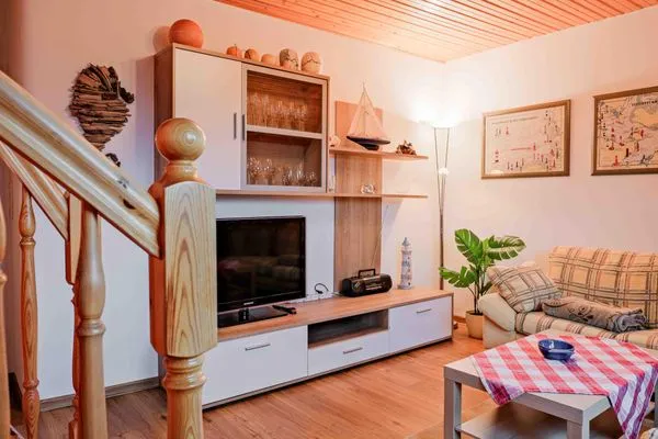 Wohnzimmer  Ferienwohnung Urlaub am Meer