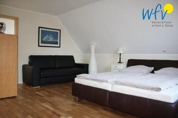 Schlafzimmer Villa Robinson Ferienwohnung Luv