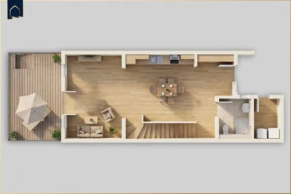 Grundriss  Ferienhaus Meeresrauschen