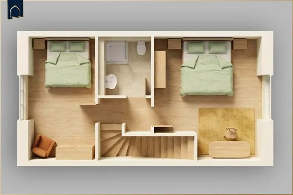 Grundriss  Ferienhaus Meeresrauschen