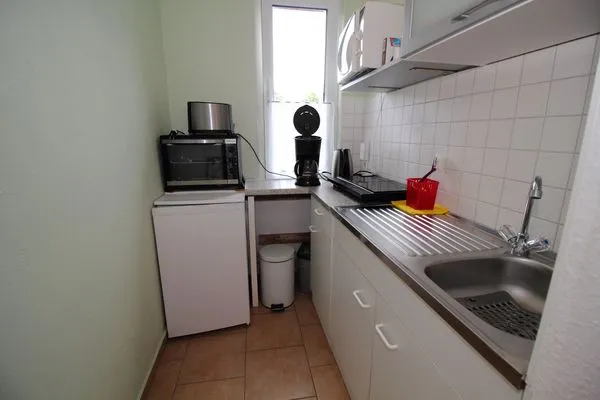 Küche / Küchenzeile  Ferienhaus Frisch in Sassnitz auf Rügen mit Terrasse