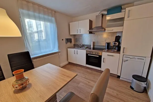 Küche / Küchenzeile  Ferienwohnung Ostseeheim - 1. Reihe mit Meerblick