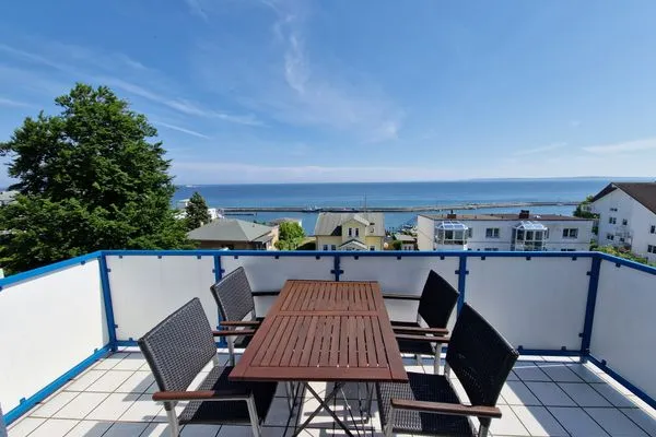 Balkon  Ferienwohnung  Lorenz - mit herrlichem Meerblick