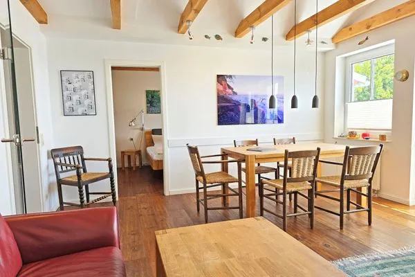 Wohnzimmer  Ferienwohnung  Lorenz - mit herrlichem Meerblick