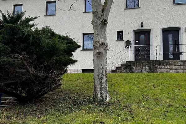 Fassade / Eingang  Ferienhaus "Hagen" in Schkopau mit 3 Schlafzimmern