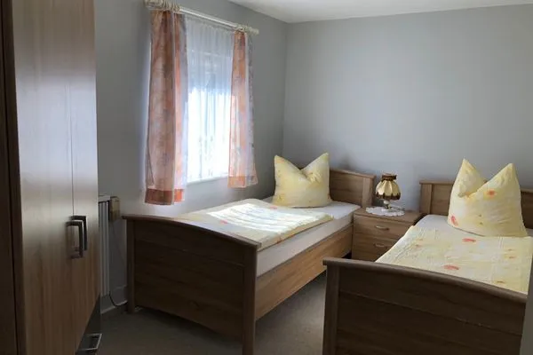 Schlafzimmer  Ferienhaus Karger in Sagard auf Rügen mit Terrasse und Garten