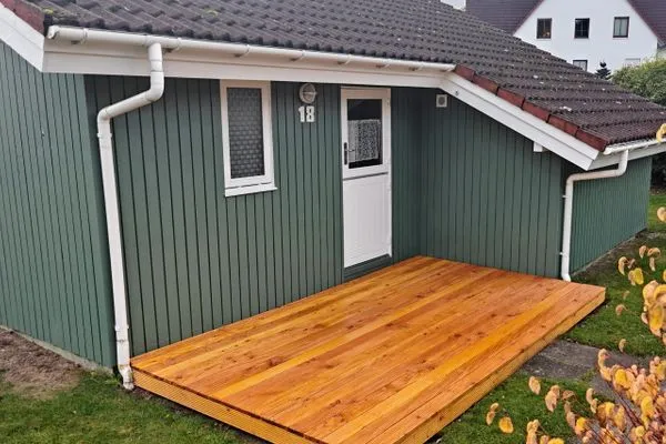 Fassade / Eingang  Ferienhaus Typ C