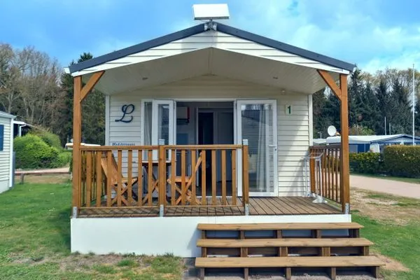 Fassade / Eingang  Mobilheim Méditerranée