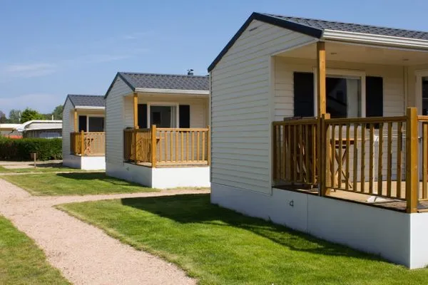 Fassade / Eingang  Mobilheim Pacifique