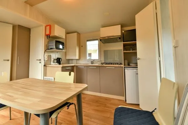 Wohnzimmer  Mobilheim Pacifique