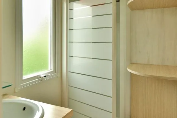 Badezimmer  Mobilheim Pacifique