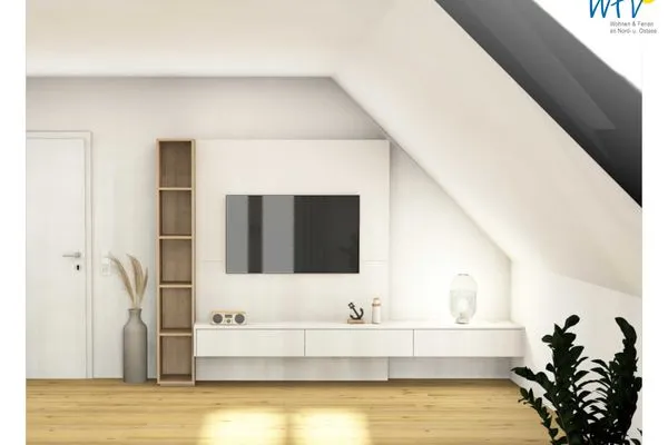 Wohnzimmer Friesenfranz Ferienwohnung Friesensonne