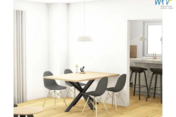 Wohnzimmer Friesenfranz Ferienwohnung Friesensonne