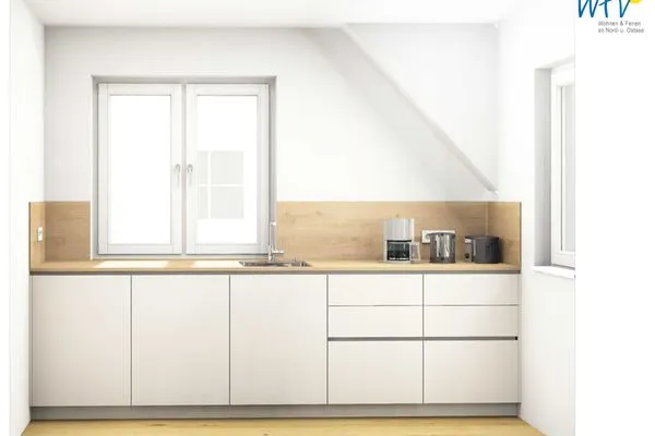 Küche / Küchenzeile Friesenfranz Ferienwohnung Friesensonne