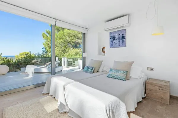 Schlafzimmer  Villa Tarida Ibiza