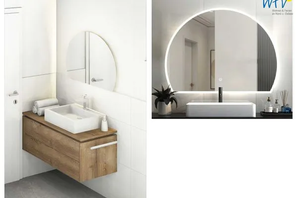 Badezimmer Friesenfranz Ferienwohnung Gartenfriese