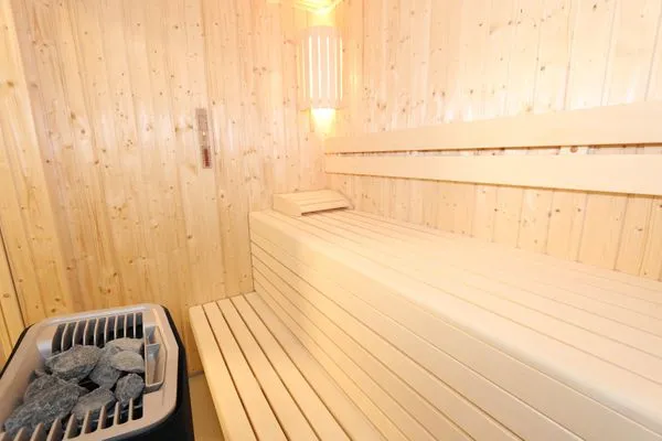 Sauna  FeWo Meerzeit Dachterrasse & Spa in Block 1