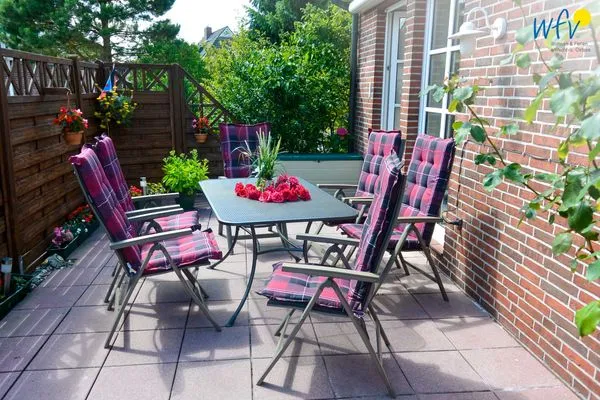 Terrasse Godenhus Ferienwohnung Hannes