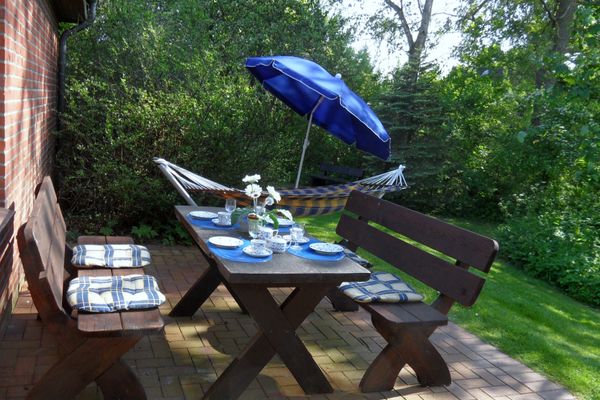  Ferienwohnung 3 "Der Künstlergarten"  - Terrasse