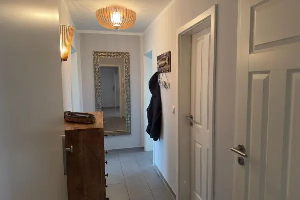 Eingangsbereich mit Garderobe  Meerzeit