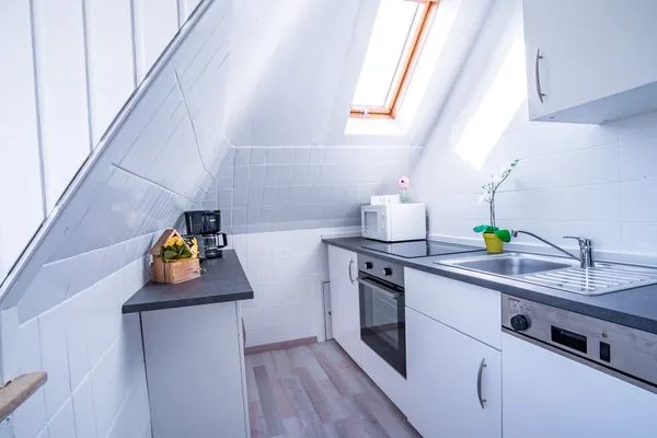 Haus Schultheissenstr. 10 Die kleine Cuxperle FeWo 2 Döse - Küche / Küchenzeile