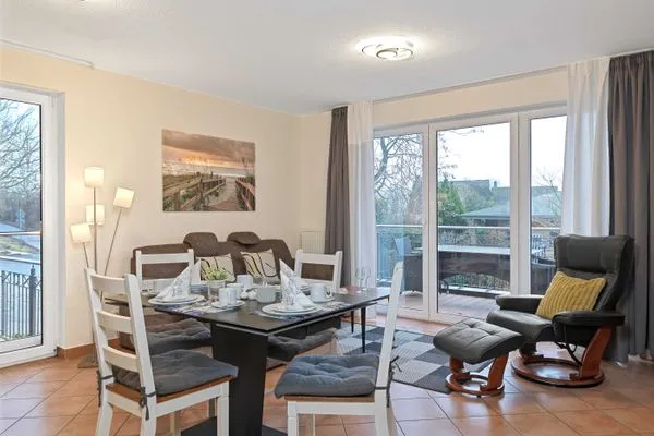 Living room Landhaus Residenz Kirchsee Bernstein