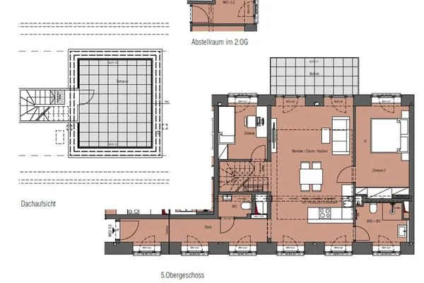 Grundriss  FeWo Meerblick in PRORA - 2.55