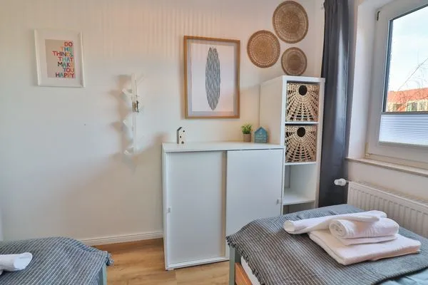 Schlafzimmer  Blüten & Meer - Haus Meer
