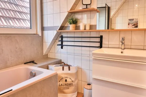 Badezimmer  Blüten & Meer - Haus Meer