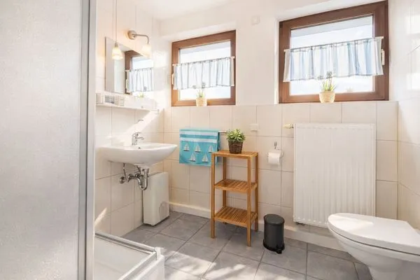 Badezimmer  Haus Lüttje Hörn Wohnung Strand