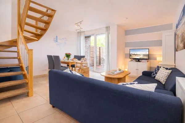 Wohnzimmer  Haus Lüttje Hörn Wohnung Strand