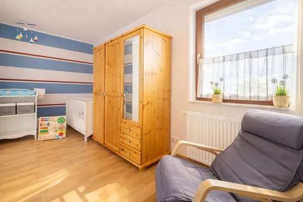 Schlafzimmer  Haus Lüttje Hörn Wohnung Strand