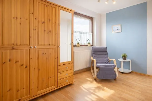 Schlafzimmer  Haus Lüttje Hörn Wohnung Strand