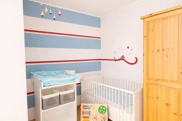 Schlafzimmer  Haus Lüttje Hörn Wohnung Strand