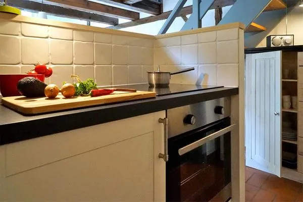 Küche / Küchenzeile  Auf den Höfen Ferienwohnung 04