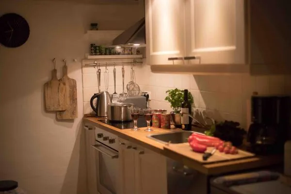 Küche / Küchenzeile  Auf den Höfen Ferienwohnung 5 Kleines Glück