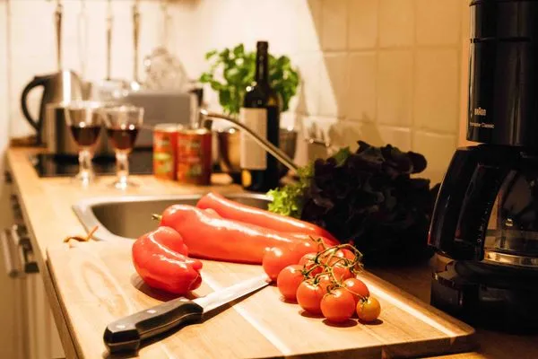 Küche / Küchenzeile  Auf den Höfen Ferienwohnung 5 Kleines Glück