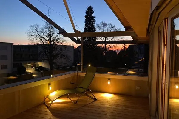 Ferienhaus Halbinsel52 Ferienwohnung Halbinsel52 I Seesicht Wasserburg - Balkon