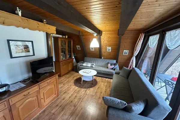 Wohnzimmer  Ferienhaus Hasenglück