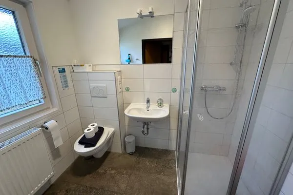 Badezimmer  Ferienhaus Mooswinkel