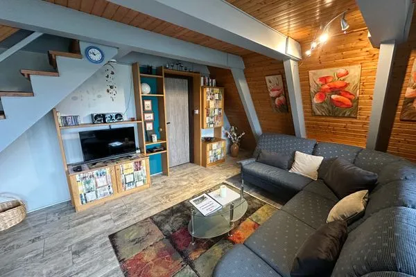 Wohnzimmer  Ferienhaus Schneekristall