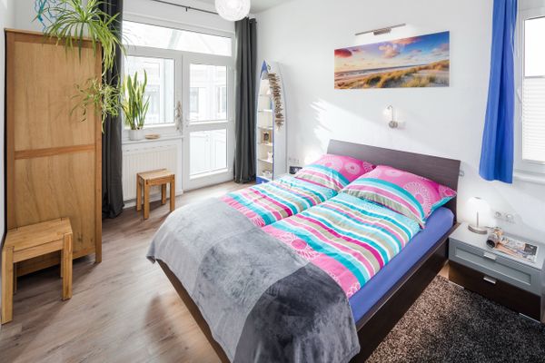  Ferienwohnung Aida City Norderney - Schlafzimmer