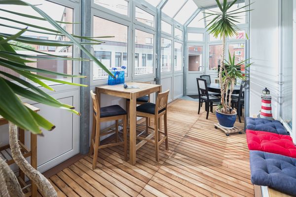  Ferienwohnung Aida City Norderney - Terrasse