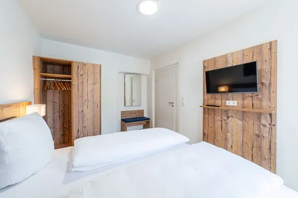 Schlafzimmer  Apartment mit Terrasse "Traumhopfen"